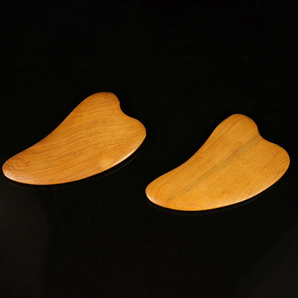12piezas Herramientas De Masaje De Gua Sha De Madera Alivio De Tensión Facial y Muscular Para Relajación Casa y Viajes