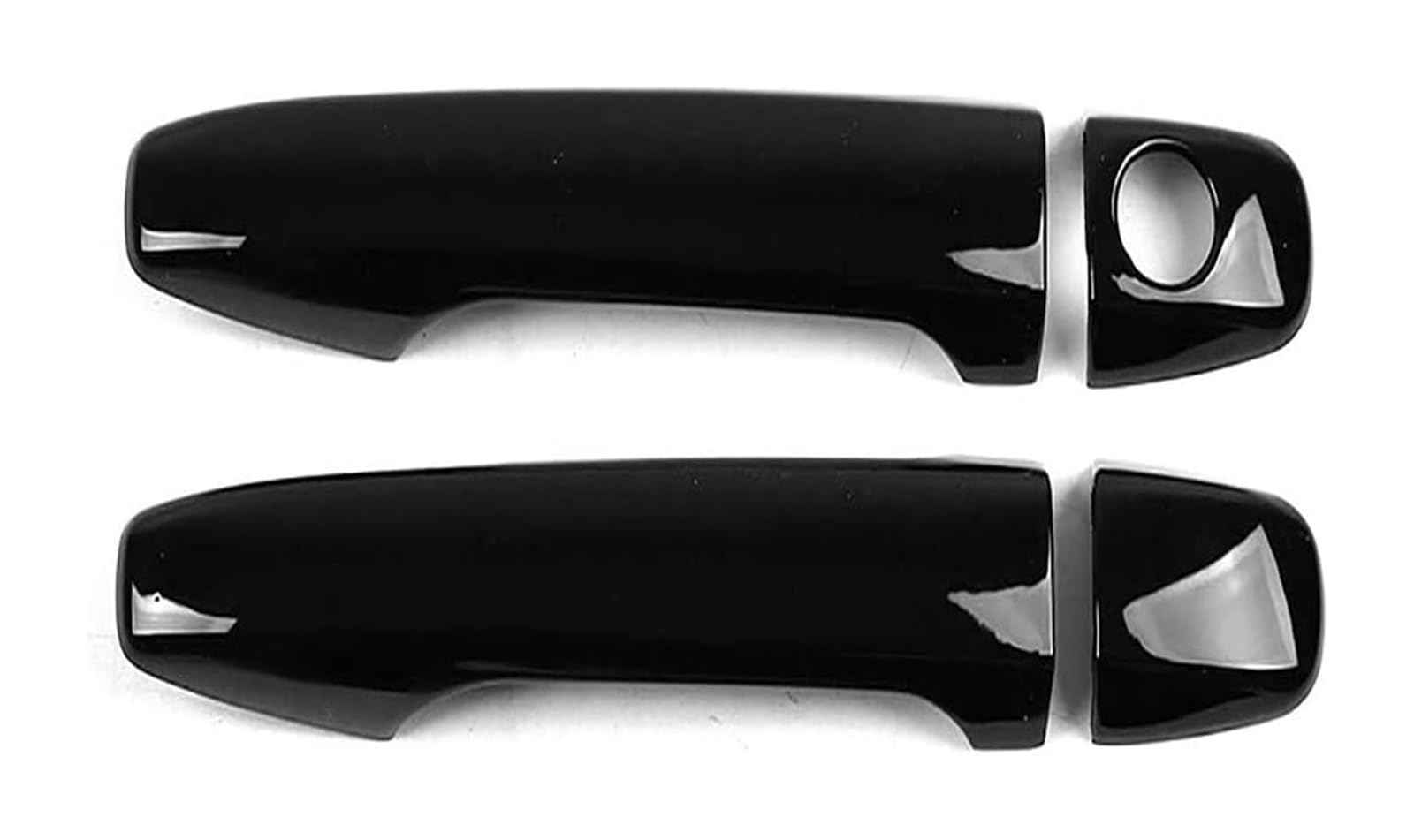 STRJUS Car Door Handle Cover for Subaru for Outback 2014-2021 Single Hole Door Handle Bowl Body Anti-Scratch Modification(2 Doors Bright Black)
