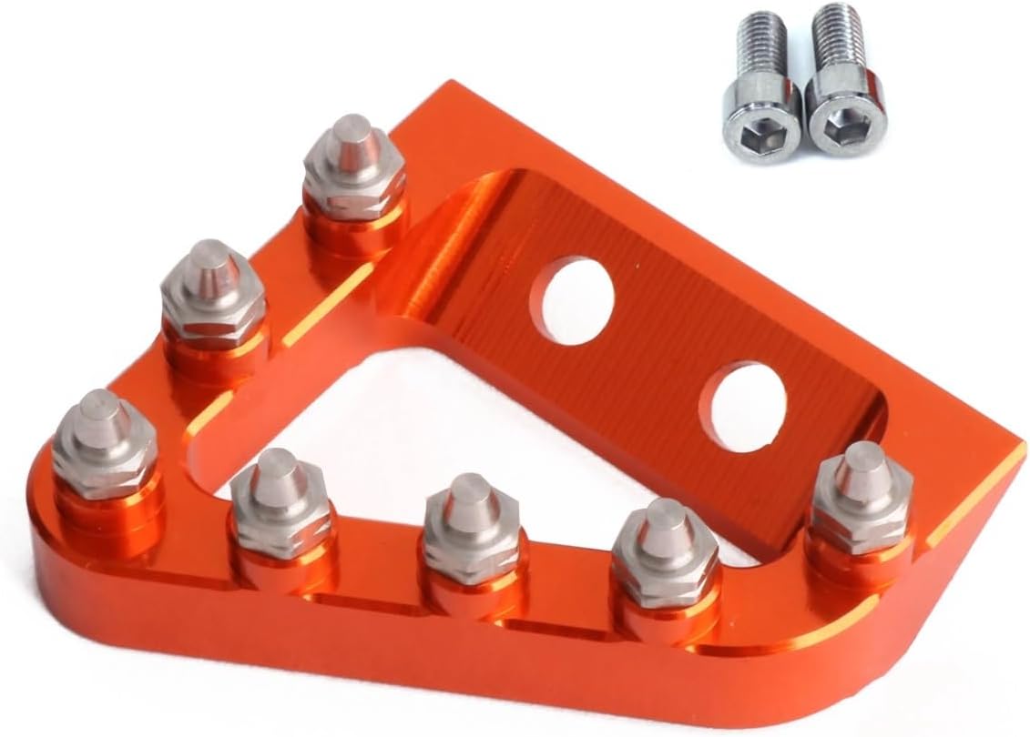 Motorcycle 2022 Brake Pedal Lever Step Tip Plate Fit for K-tm SX SXF EXC EXCF XC XCF XCW 125 150 250 300 350 2017-2022(Orange)