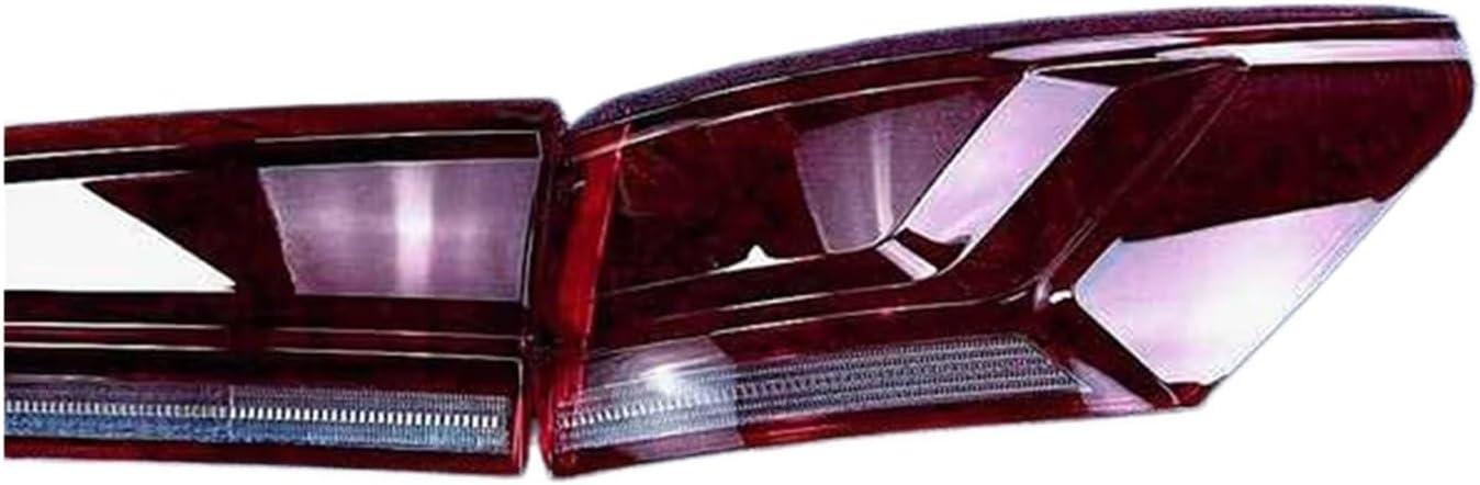 Auto Taillamp Shell Compatible For VW Touareg 2019-2023 Car Rear Taillight Lens Cover Lampshade Glass Lampcover Rear Light Caps(Low Outside Left)