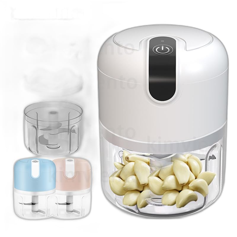 Electric Food Chopper - Mini Blender, Powerful & Portable for Garlic, Herbs, Vegetables & Meat-image-33