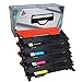 Triple Best Set of 4 Compatible Laser Toner Cartridges for Samsung CLT-K406S C406S M406S Y406S Toner Cartridges