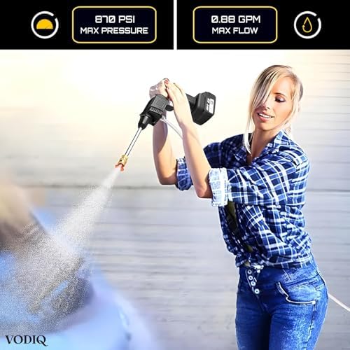 Image of Tekcool Garden Cleaner Aluminium Motor Foam Bottle Cordless