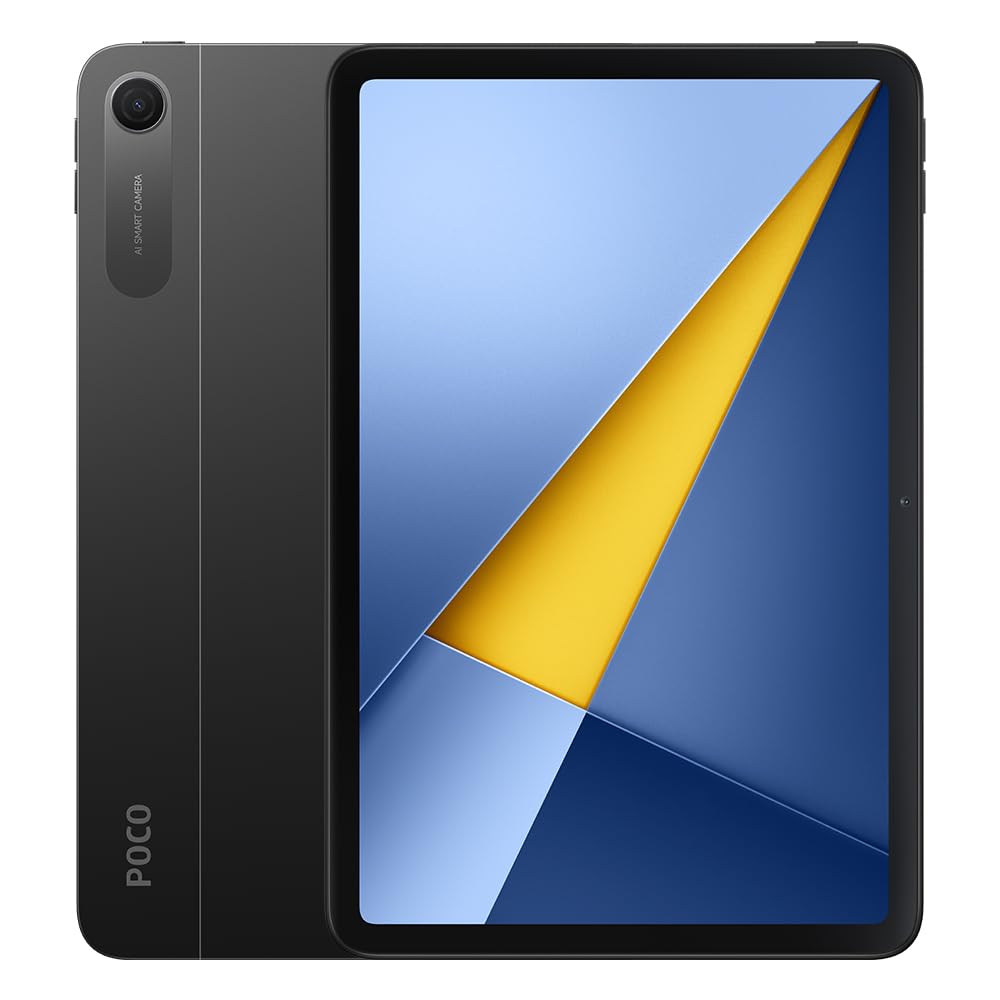 XIAOMI POCO Pad C1, Tablet, 4 + 64 GB 9,7 pulgadas 2 K 120 Hz Crystal-Clear Display Massive 7600 mAh (Typ) Battery, WiFi Version, Charger Included (Black)