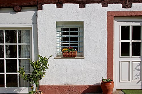 Reja de ventana antirrobo para proteger fachadas con ajuste extensible Alberts 5