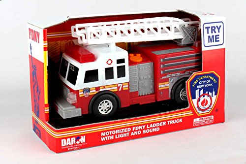 DARON FDNY LADDER TRUCK W/LIGHTS & SOUND