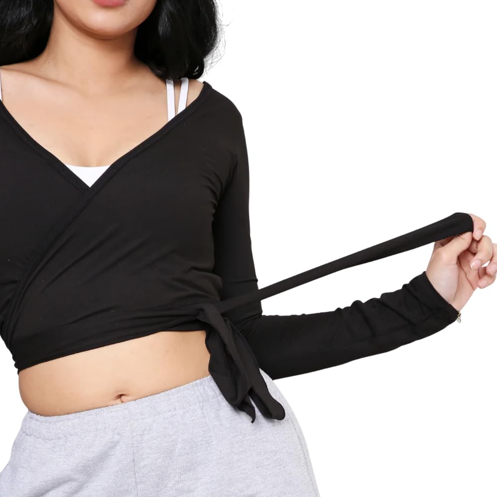 terractive Cuddle Wrap for Women | 2-Way Shrug in TerraSoft™ Ultra Soft Fabric | Super Stretchy, Sweat-Wicking & Lightweight Layer for Gym, Yoga & Everyday Style-picture-26