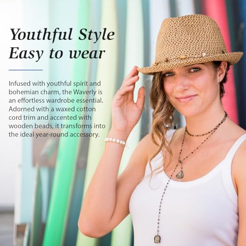 Sombrero Trilby Fedora Waverly para Mujer, Talla M miniatura 3
