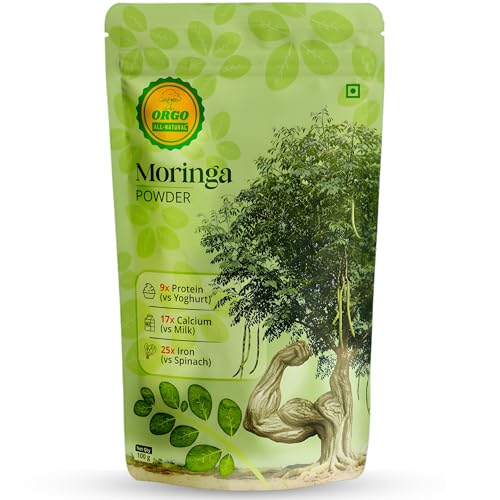 Image of Moringa Powder 100 gm, Certified Drumstick Leaf, Pure Murungai Keerai, Munagaku, Sahjan Leaves, Fresh Moringa Oleifera Leaves Powder for Eating, Hair, Kids, Baby (100g, Pack of 1)