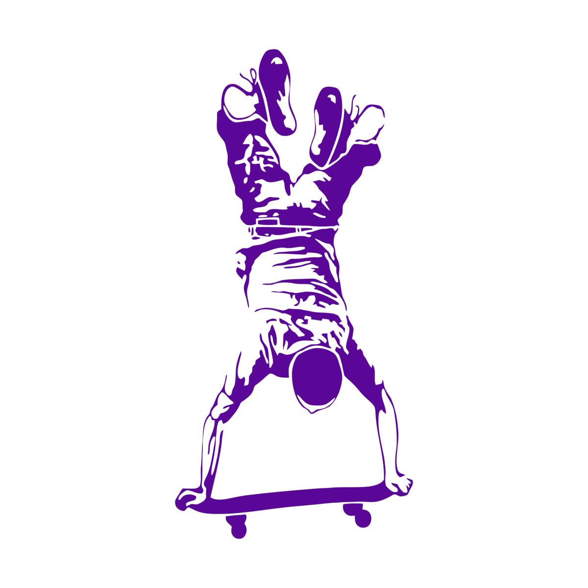 Skateboarding Boy Wall Sticker Extreme Sports Home Decor Skater Man Wall Vinyl Decal Skateboard Vinyl Wall Murals Extra Large - 56x114cm — image 1