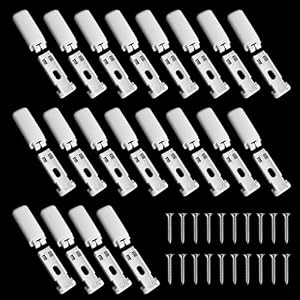 Nhtjthe 20Kit Plissee Klemmträger Set 40 Stück