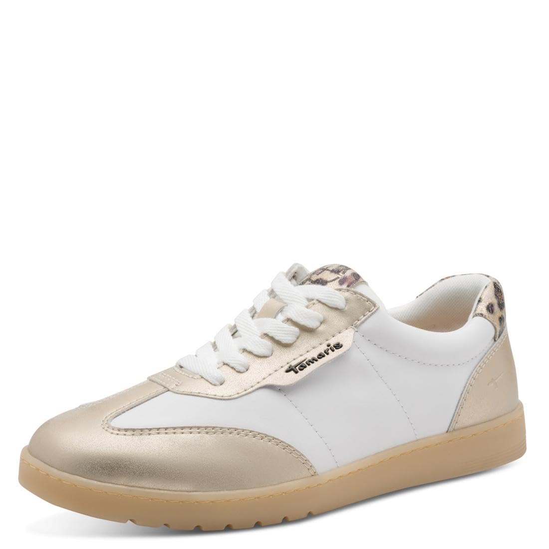 Tamaris Comfort Women's Low 8-83741-46 Trainers, White/Gold, 38 EU