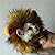 Bello Luna Lion Hair Headgear for Small Dog and Cats,Lion Mane Wig Puppy Cosplay Costume for Halloween Christmas Easter Festival Party Activity