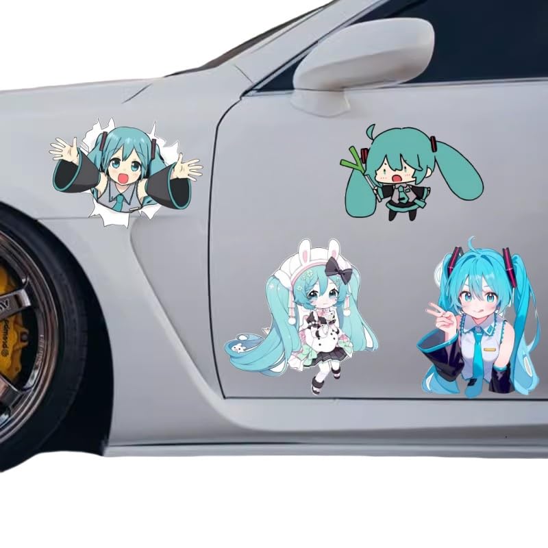 Amazon.co.jp: 初音ミク 車用ステッカー 自動車車シール かわいい 壁紙 
