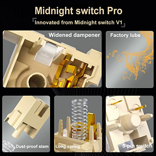 Interrupteurs Kailh Midnight Pro Tactile pour clavier mécanique - 7