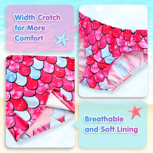 Girls Tankini Swimsuit Two Piece Bathing Suit Colorful Toddler Kids Ruffle Swimwear Adjustable Strap Summer Beach4