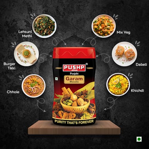 Image of Pushp Brand Punjabi Garam Masala Powder 500g Jar(Pack Of 2) | Spice Blend