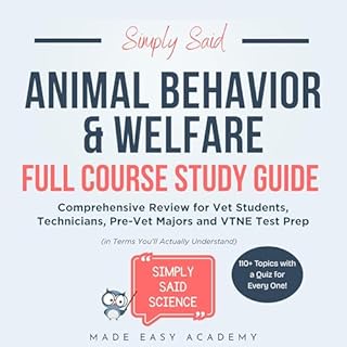 Animal Behavior and Welfare Full Course Study Guide cover art
