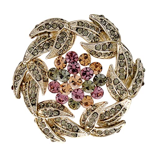 Broches Rimistone Belle Fleur pour manteau et pull élégant