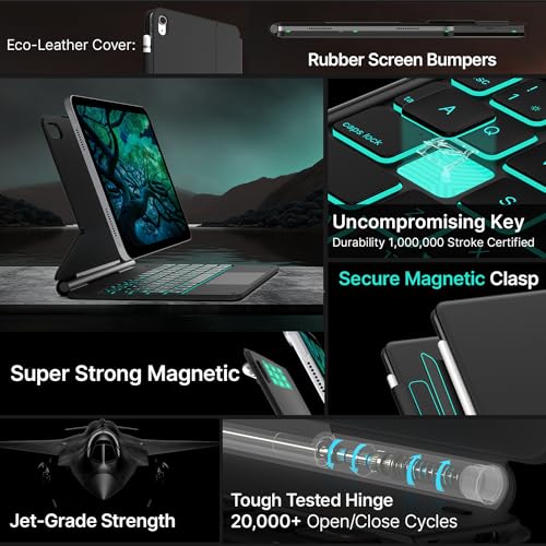 typecase Slim Magnetic Keyboard for iPad 10th Gen 2022 (10.9-inch), Touchpad - Image 6