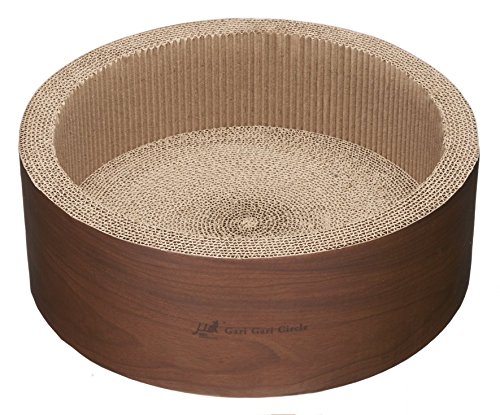 ミュー 爪とぎ ガリガリサークル スクラッチャー インテリア ダルブラウン ビッグ