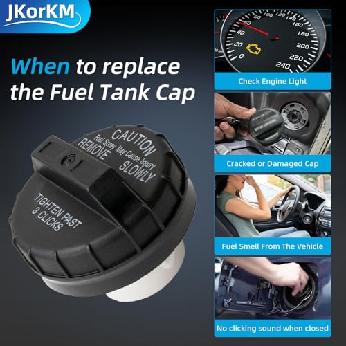 Image of 10838 Fuel Cap,31838 Gas Cap Compatible For 2001-2011 Nissan Frontier 2011 Juke 2008-2011 Rogue 2002-2011 Maxima 2000-2011 Sentra 2002-2011 Altima 2004-2011 Titan 2005-2011 Armada 1644700030