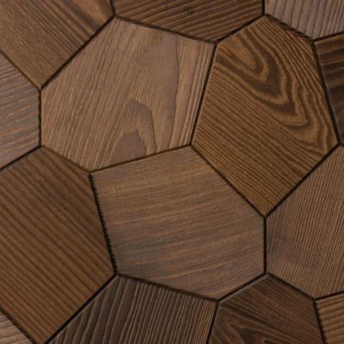 Emotion Wood Hexagon Decorative Wall Panel, 16.14