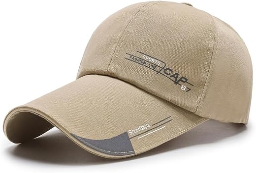 Frackson Breathable Cotton Men Sun Visor Cap Baseball Adjustable Sport Summer for Golf Tennis Cricket Cycling Running Gym ...