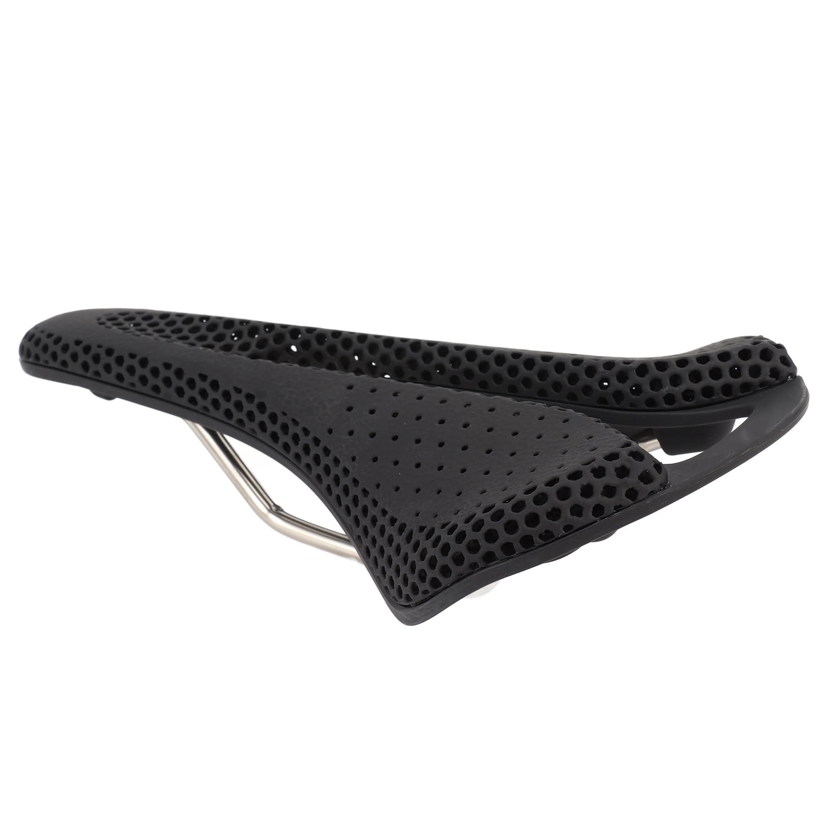 Coussin de siège de vélo imprimé en 3D, léger, Creux, ventilé, Housse de Selle en Gel Confortable pour Le Cyclisme sur Route en Montagne, nœud en Acier au Chrome-molybdène