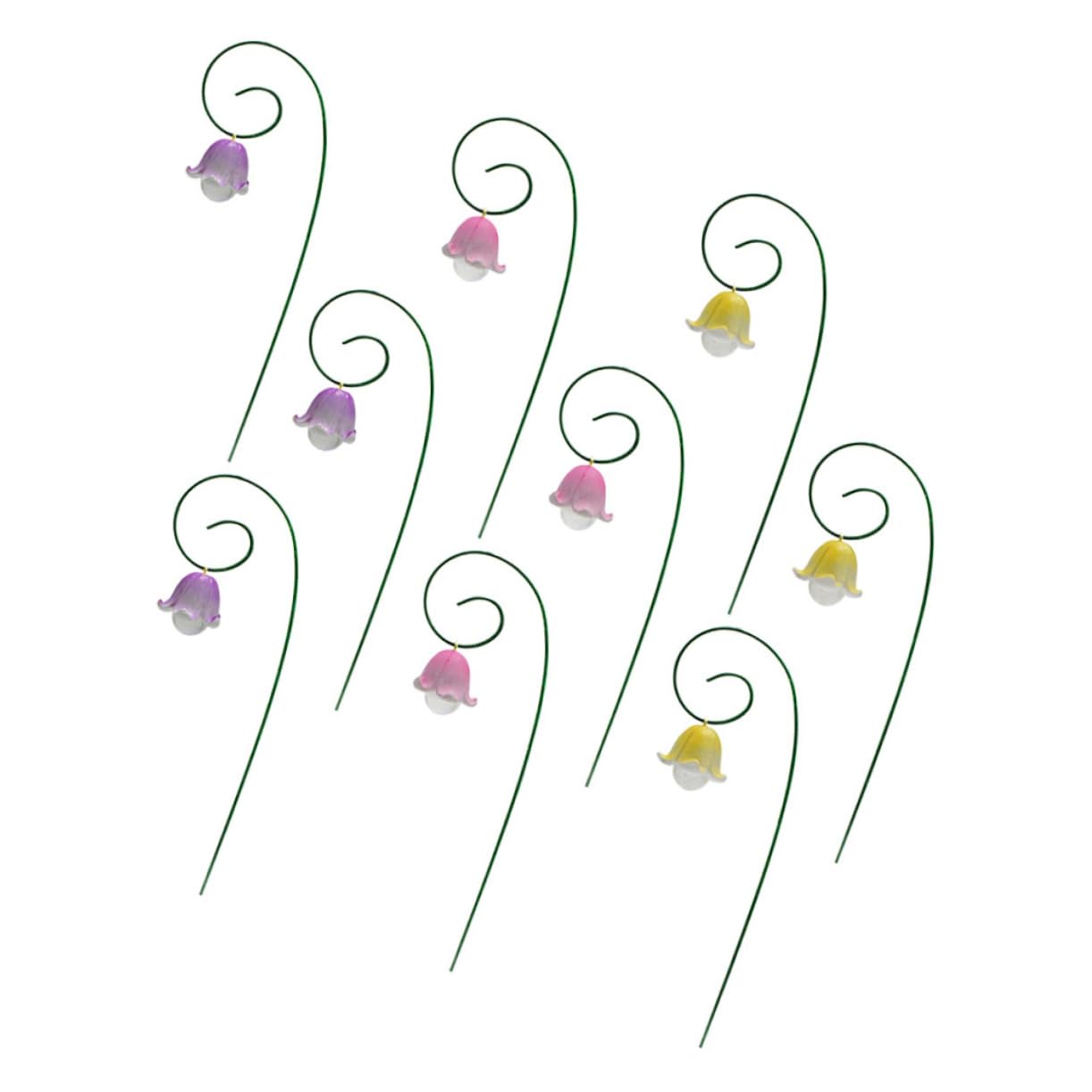 POPETPOP 36stücke Teiliges Blumenstecker Für Garten-Dekoration Dekorative Blumenstangen Aus Resin Für Blumenbeete Töpfe Und Parks Für Feste Und Feierlichkeiten