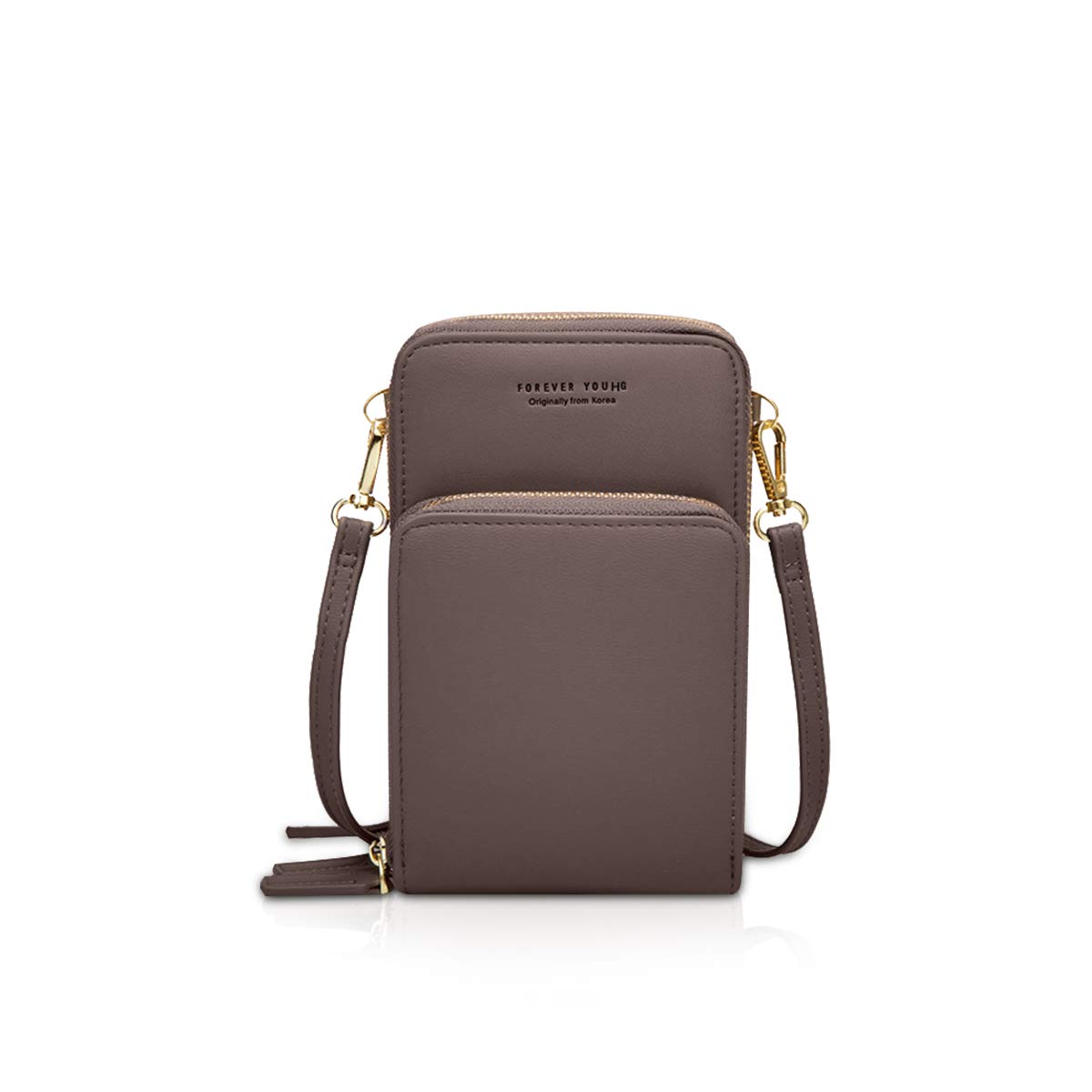 Sac à main fille en cuir et petite bourse élégante signée NICOLE&DORIS
