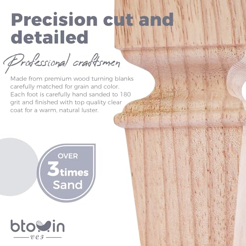 Patas de madera para muebles ideales para renovar el sofá o armario del salón 4