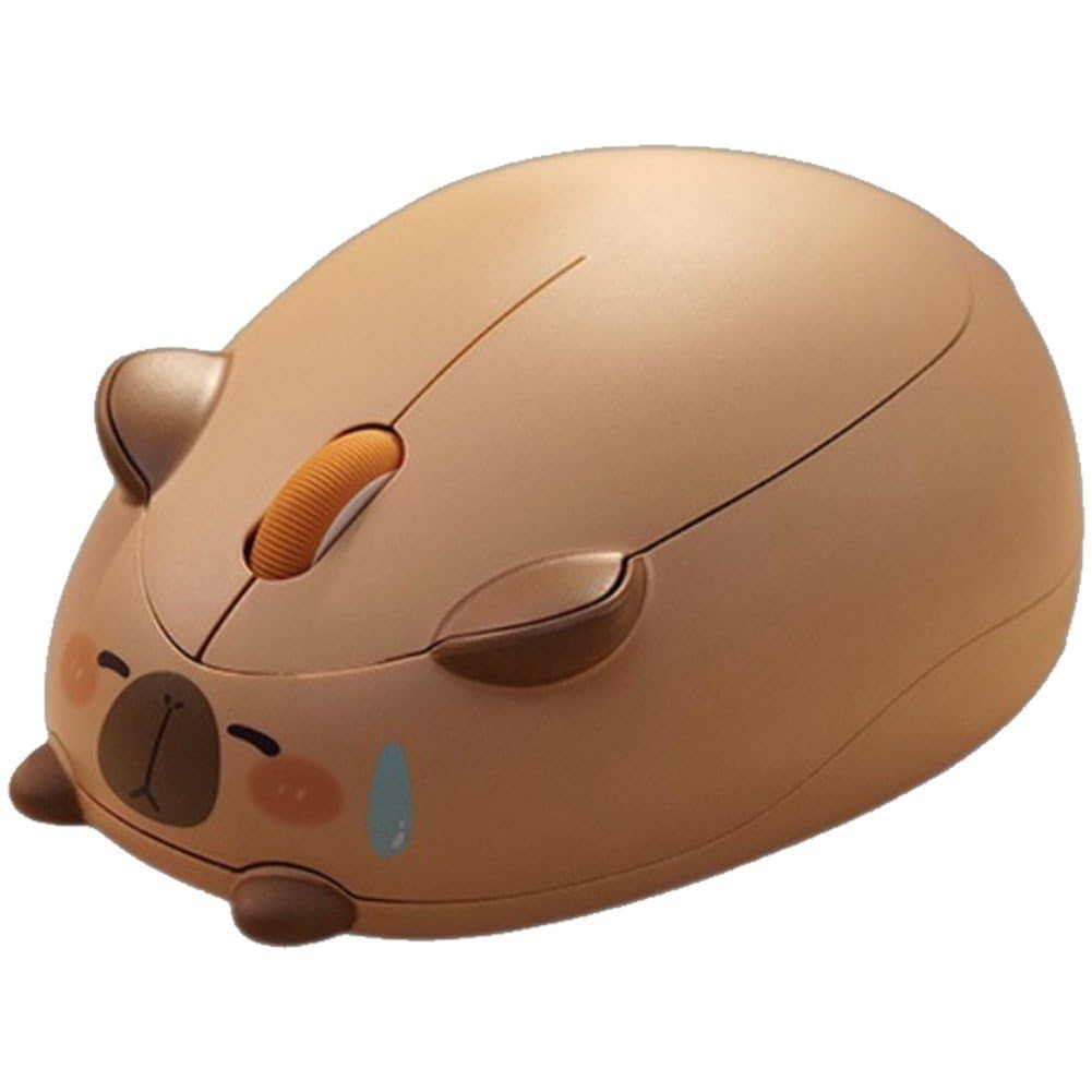 Śliczna bezprzewodowa mysz Capybara mała bezprzewodowa mysz 1200 dpi mysz optyczna Bluetooth do laptopów stacjonarnych
