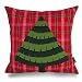 Phantoscope Decoractive New Merry Christmas Series Christmas Tree Throw Pillow Case Cushion Cover 18" x 18" 45cm x 45cm
