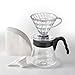 V60 Coffee Dripper and Server Set 02 – Nero immagine