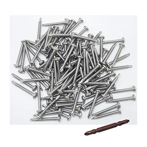M4.2 × 38mm ステンレスビス ドリルネジ タッピングねじ 100個入り