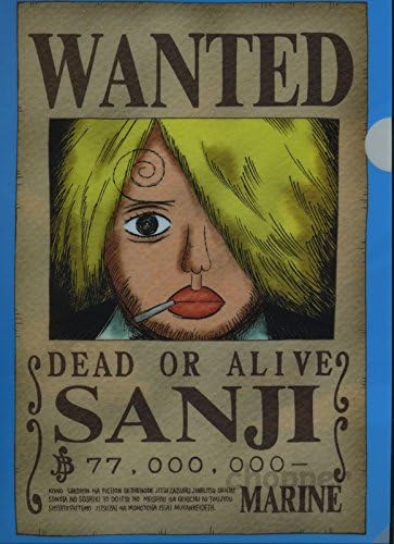 Amazon ローソンオリジナルone Pieceクリアファイル手配書ver サンジ アニメ 萌えグッズ 通販