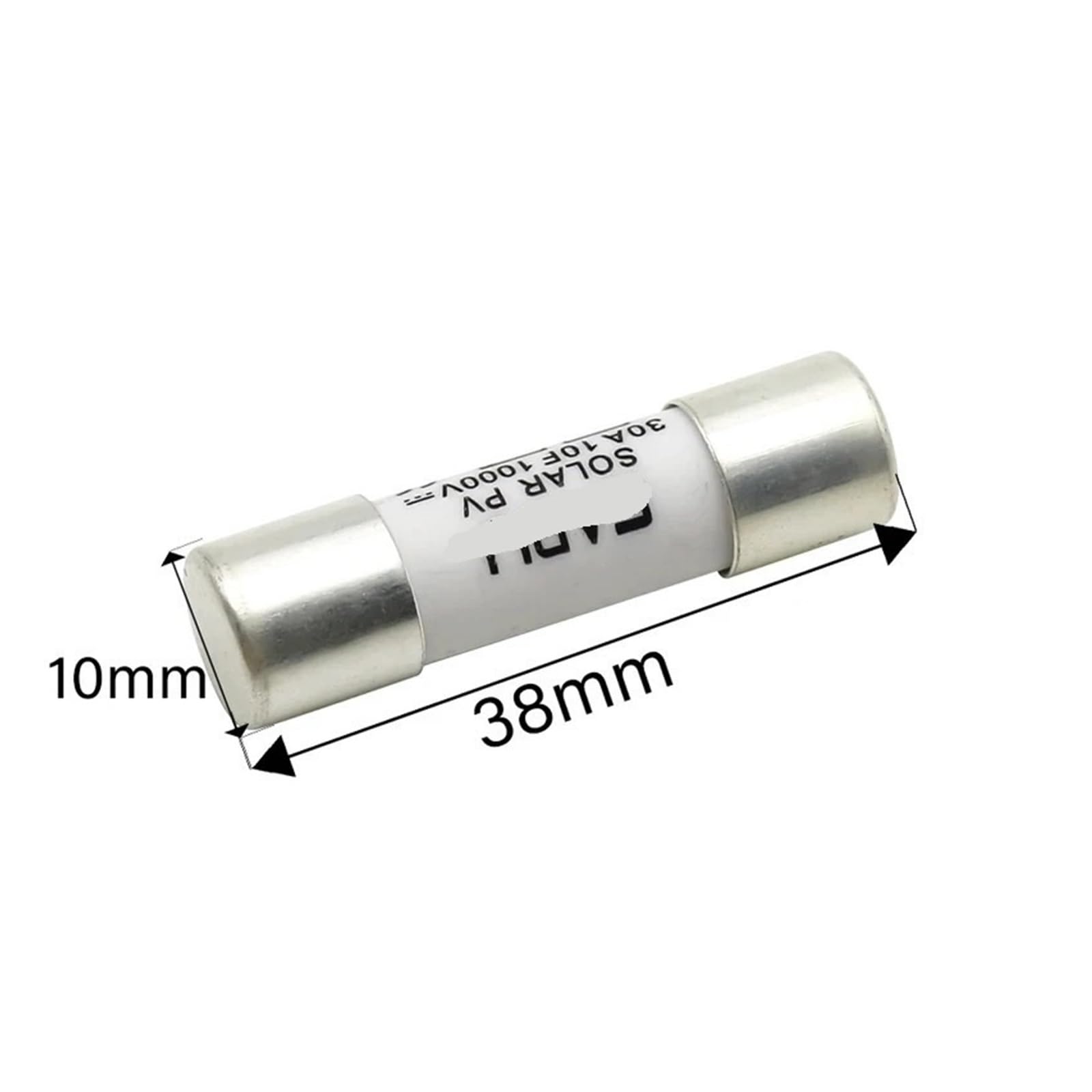 Fotowoltaiczny bezpiecznik DC na szynę DIN 4P z lampką kontrolną, odpowiedni do fotowoltaicznego łańcucha bezpieczeństwa DC 10 x 38 mm (15A, EAPV-32-4P)