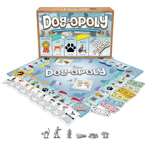 Dog-Opoly Property Trading Game for Families Cover