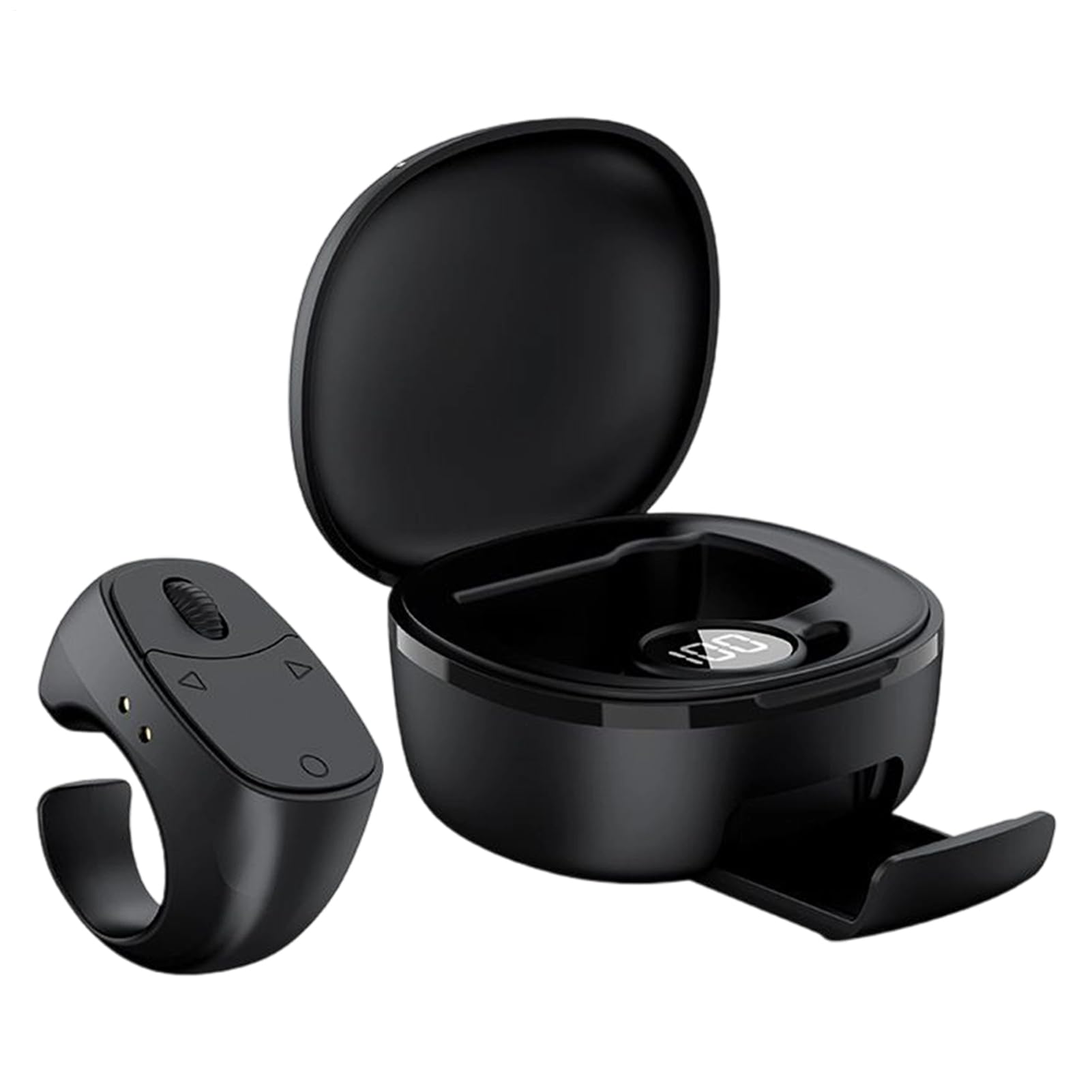 Bague de télécommande | Télécommande de défilement de doigt de 3,9 cm | Anneau de défilement ABS | Défilement intelligent ergonomique multifonctionnel avec contrôle photo vidéo, parfait pour les