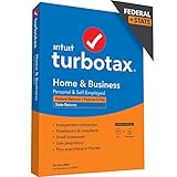TurboTax Home & Business Desktop 2020 Tax Software, Federal and State Returns + Federal E-file [Amazon Exclusive] [PC/Mac Disc]