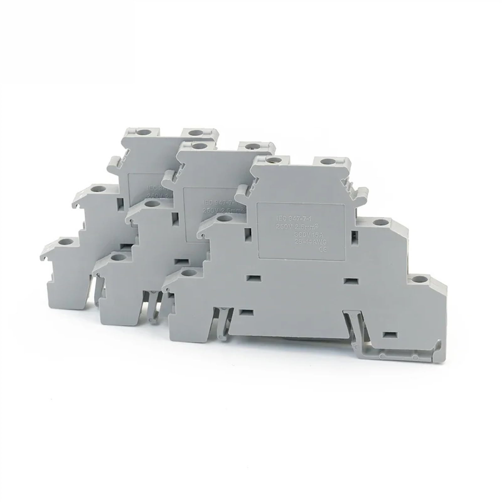 DIKD-1.5 Morsettiera su guida Din Tre strati 3 Sensore di livello Attuatore Triplo connettore a filo DIKD1.5 Filo conduttore 10 Pz
