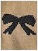 RoseSeek Girl's Bow Graphic Sweaters Crewneck Long Sleeve Knit Pullover Tops Drop Shoulder Knitwear Khaki 12 Years