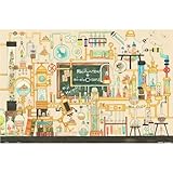 ピントー(Pintoo) 600ピース プラ製ジグソーパズル【西村典子＿理科室に眠る実験道具の街】(31X45cm)大人向け難しい 破片なし カチっとハマる[H2457]