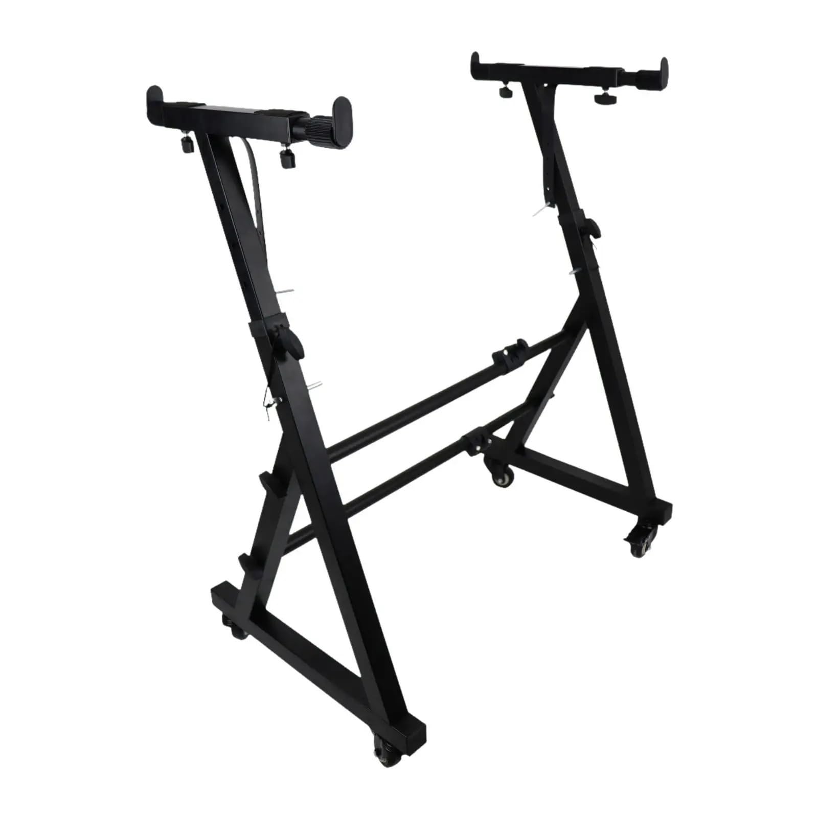 Zymjzbetic Black Keyboard Stand Keyboard Stand Holder,Portable Piano