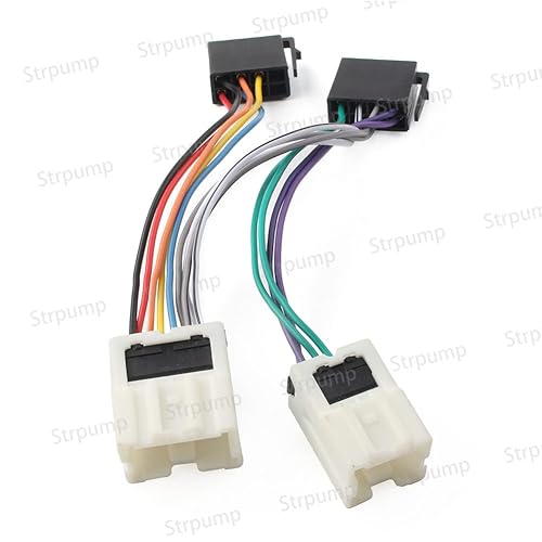 Miniatura 3 de ISO - Arnés de cable de retroadaptación de radio de coche estéreo para cable compatible con Nissan X-Trail Navara Patrol Maxima adaptador de arnés