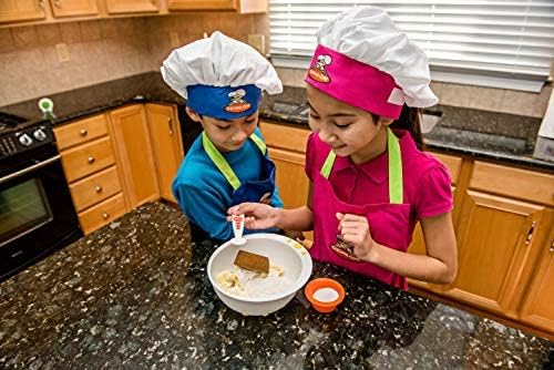 Curious Chef 6-Piece Measuring Spoon Set for Kids, Dishwasher Safe, Made with BPA-Free Plastic, Real Cooking, and Baking Kitchen Tool