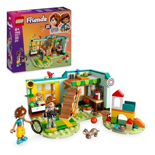 LEGO Friends Autumn’s Room Set, Creative Role-Play Toy for 6 Plus Year Old Girls, Fun Playset with 2 Characters, Nature, Animals and Dolls' House Accessories 42646