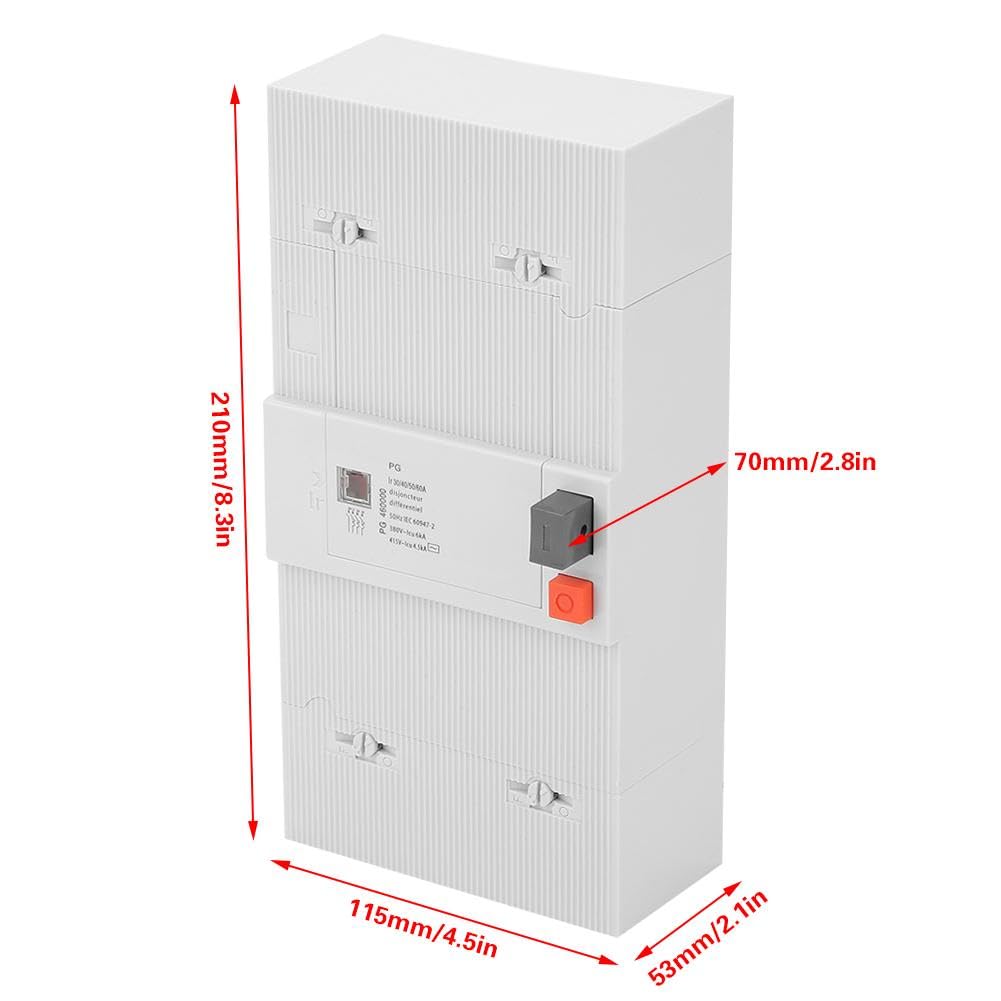 Disjoncteur, Commutateur d'Air de Protection Disjoncteur Basse Tension 30-60A Disjoncteurs Branchement 50Hz / 60Hz