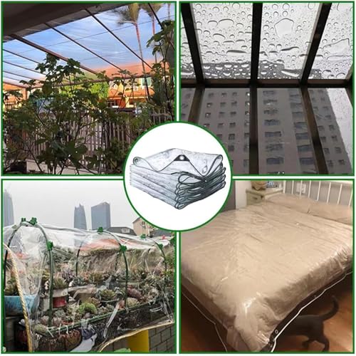 Lona impermeable exterior transparente toldo resistente a las heladas 7